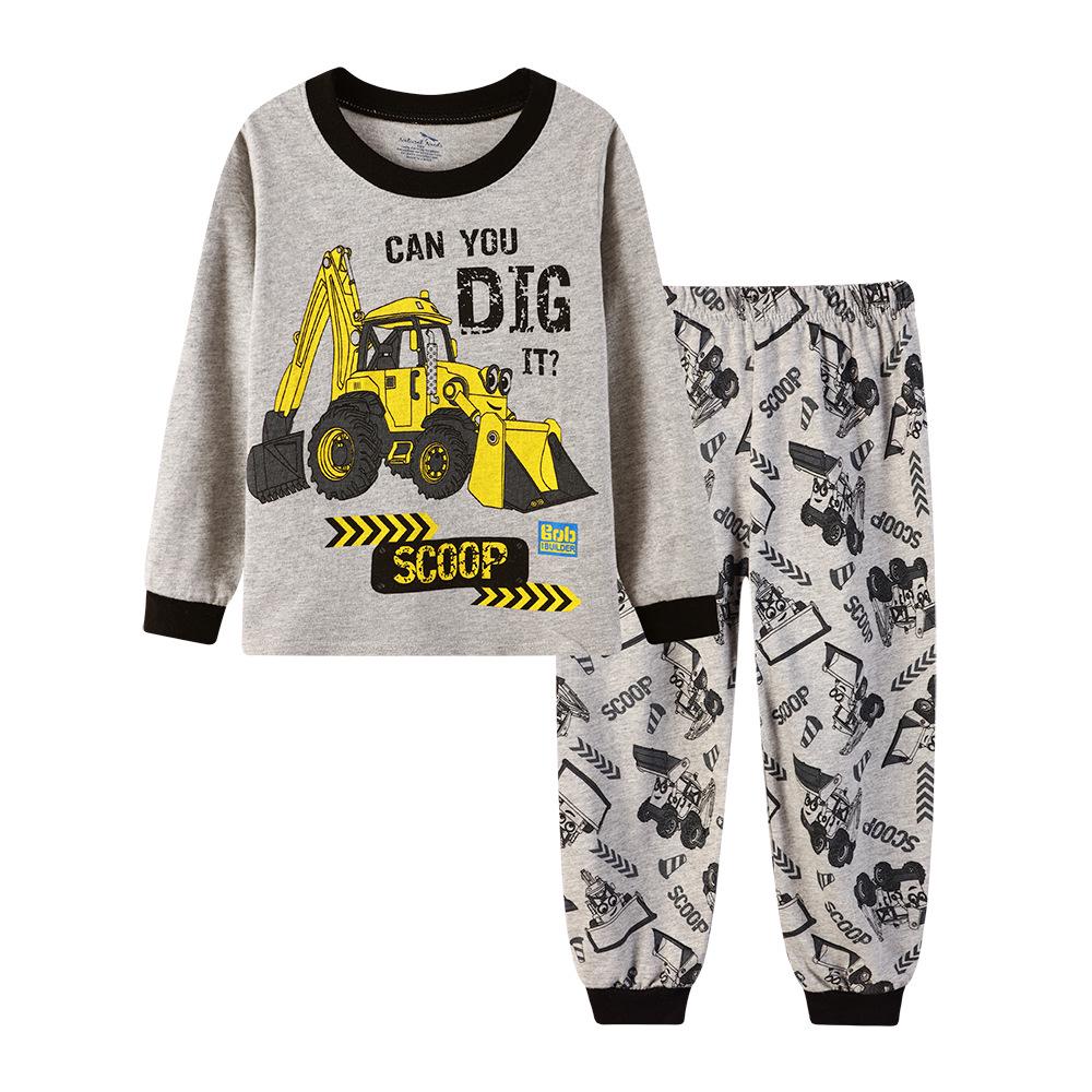 2025 Dinosaur Pattern Kids Homewear Set - Children's Clothing