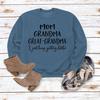 "European & American Fashion Grandma Letter Long-Sleeve T-Shirt, Autumn/Winter, Plus Size"
