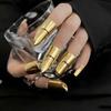 Gold or Silver Nail Cover Ring Metal Fingernail Ring New Claw Ring  Party Jewelry