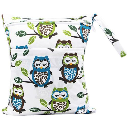 Pattern Diaper Cartoon Bag Knitted Flat Fabric Double Zipper Printing Digital