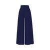 Women's Casual Fashion Elastic Waistband Wide Leg High Waist Long Skirt Pants