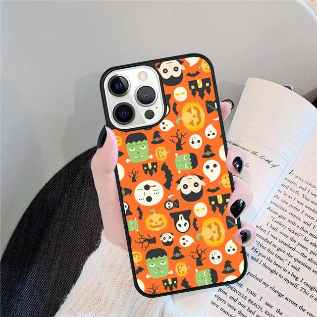 BOO! Happy Halloween Pumpkin Coque Shell For iPhone 17 Air 15 16e 14 13 12 Pro Max 11 Pro Max Plus Phone Case Cover