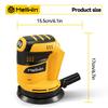 MELLWIN Cordless Electric Sander 3Speed Adjustable Orbital Sanding Polishing Machine Woodworking Tool For Makita 18VBattery Pin