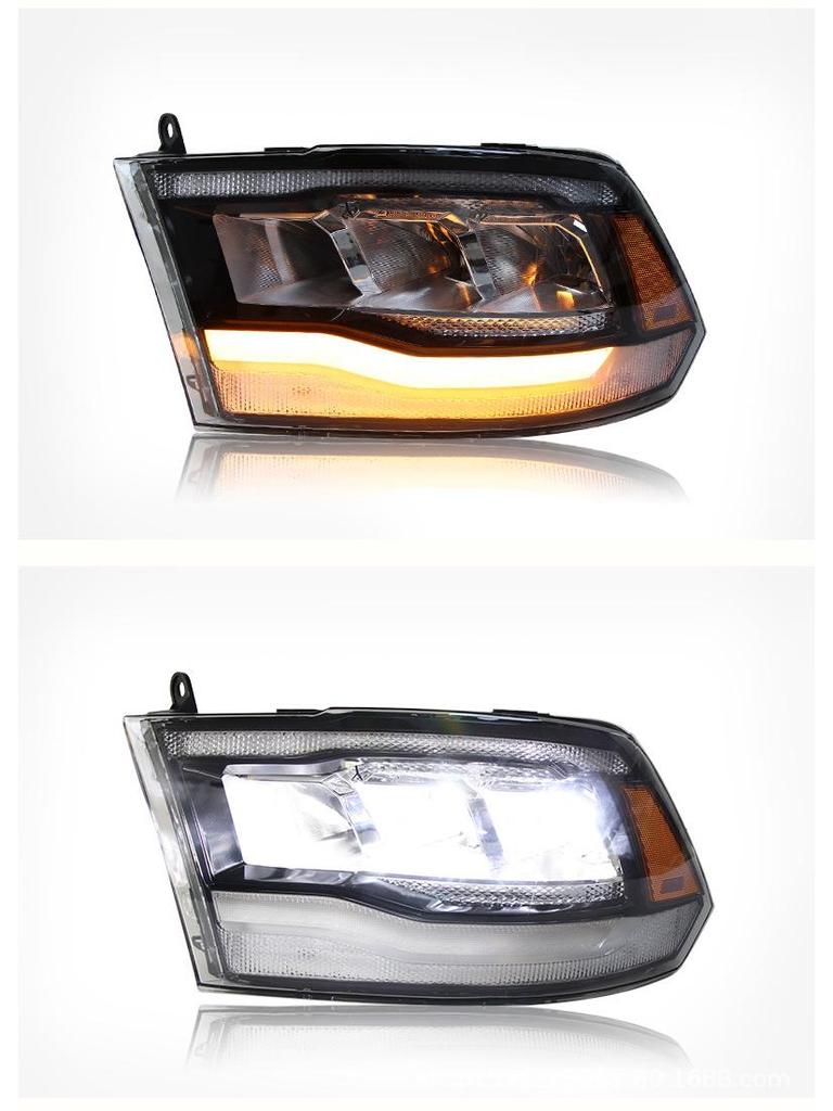 Dodge Ram LED Lens Headlight with Sequential Turn Signal