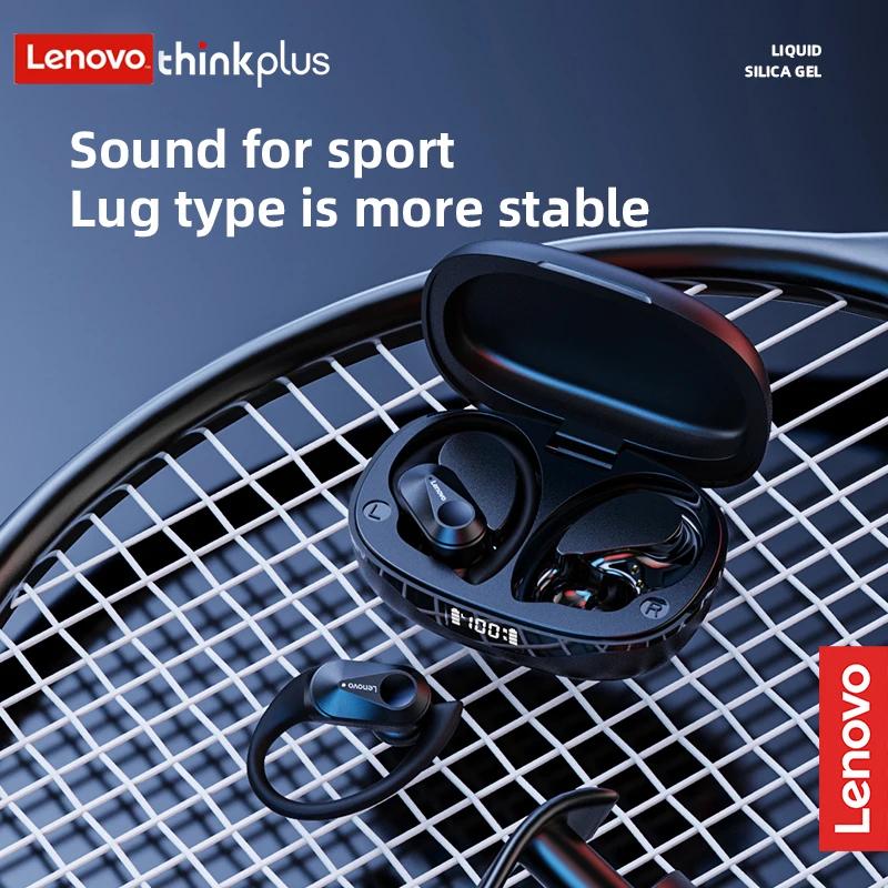 Lenovo LP75 Sportliche kabellose Ohrhörer mit Mikrofonen, Tastensteuerung, LED-Leistungsanzeige, HiFi-Stereo-Sound Bluetooth 5.3 TWS-Kopfhörer