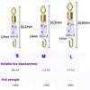 Rolling Rotating Fishing Gear Color Fast Link Silicone Swivels Connector Line Hook Fishing Floats