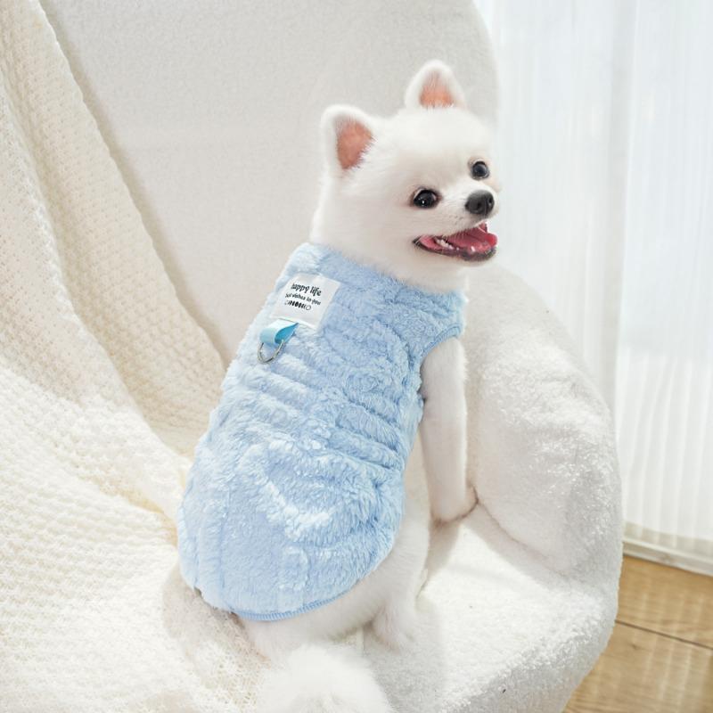 Hundekleidung Winter Teddybär Kleiner Hund Haustier Herbst und Winter Fleece Schleppzubehör für Hunde und Katzen
