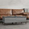 819529 vidaXL Side Tables 2 Pcs Sonoma Grey 50x46x35 Cm Engineered Wood