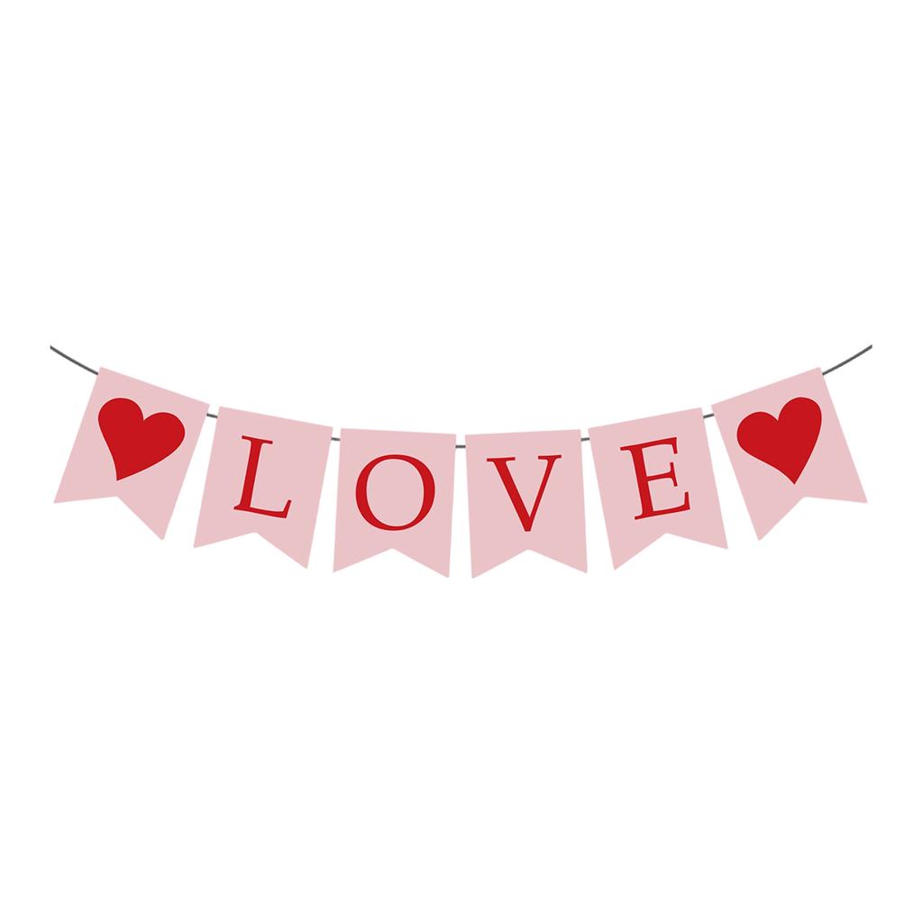 Valentine's Day Party Decorations, BE Heart,Shaped Garland Set