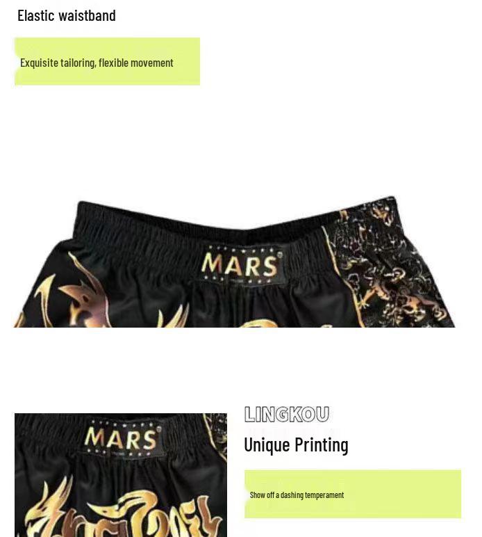 MMA Muay Thai & Sanda Training Shorts: For Men, Women - Boxing, UFC, Self-Defense, Martial Arts Competition