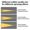 A44Z-21 Pieces Airbrush Nozzle Cap Kit,0.2Mm/0.3Mm/0.5Mm Airbrush Needle Replacement Parts For Airbrush Sprayer Accessories