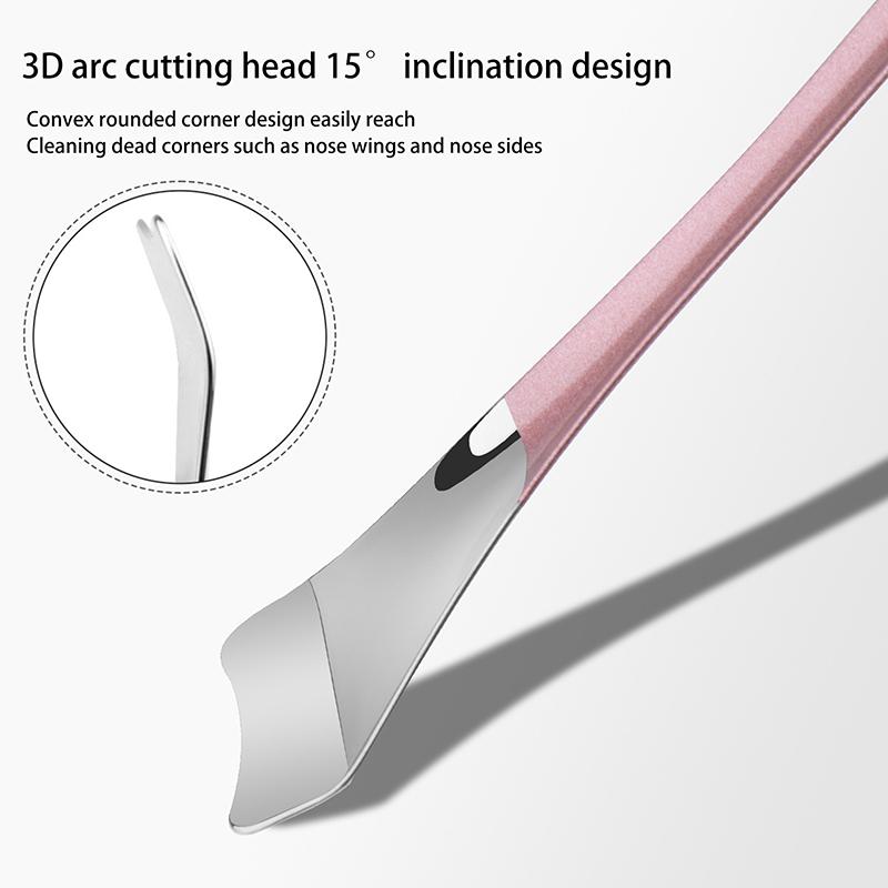 Blackhead Spatula Blackhead Remover Tweezers Pimple Popper Tool Acne Needle Removing Treatment Comedone Facial Cleaner Skin
