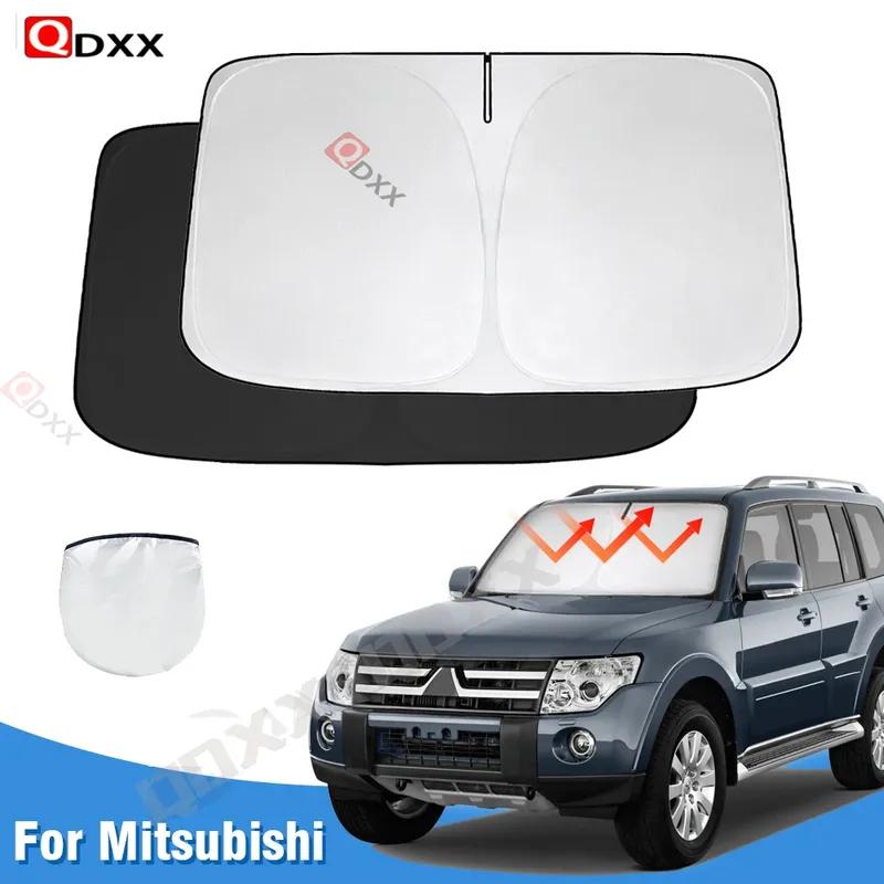 Windshield Sun Shade for Mitsubishi Pajero 2010 - Accessories Sunshade Foldable Window Sun Visor Protector Blocks UV Rays