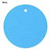 17.5cm Simple Cans Honeycomb Pad Coffee Cup Coaster Round Silicone Table Mat Extra Thick Placemat Creative Kitchen Pot Holder
