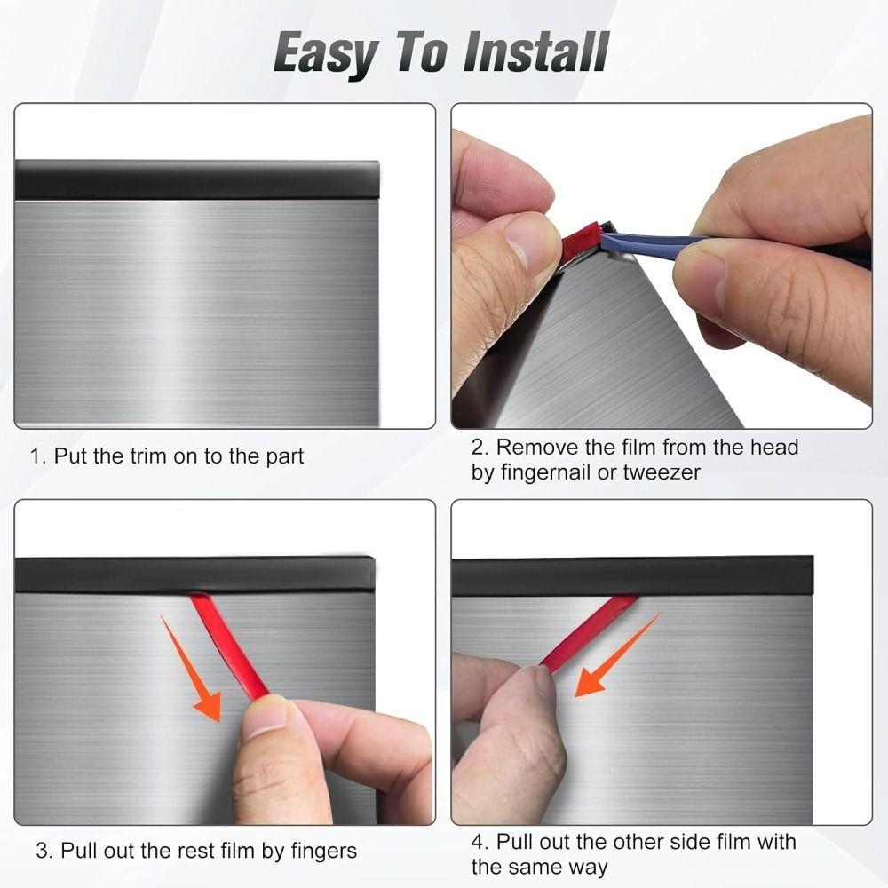 U-Shape Edge Protector Strip Trim Rubber Seal Edge Shield New Edge Protector