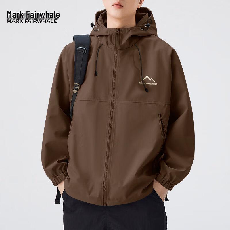 Mark Fairwhale Men's Outdoor Windproof Hooded Jacket