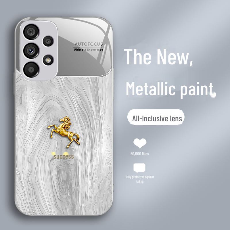 

Чехол из жидкого металла для Samsung S30plus: Сверхлегкий роскошный дизайн для S8, защита от падений для S23. S23 Ultra