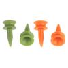 100Pcs 25mm Plastic Castle Golf Tees Sports Double Deck Golf Tees Replacement Short Golf Tees for Golfer Easy To Use