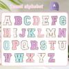 Embroidery Label Towel Embroidery Colored English Letter Patch Clothing Accessories Gold Edge Sticker Embroidery Chenille Embroidery Cloth Sticker