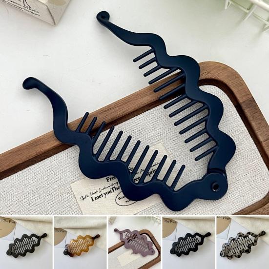 Clamă Mare pentru Păr Femei, Stil Retro Prindere Puternică Anti-Alunecare, Confort pe Tot Parcursul Zilei Instrument de Coafat Durabil, Accesorii de Păr pentru Păr Gros Lung Creț