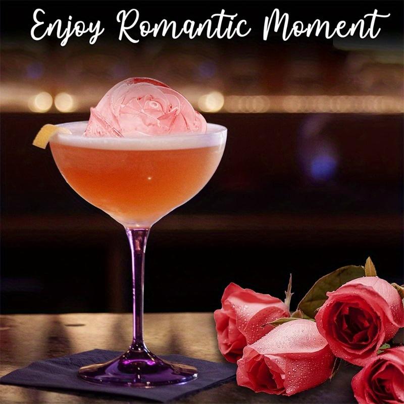 Rose Ice Hockey Silicone Mold DIY Household Ice Maker Coffee Ice-Cream Mould Homemade Dessert Drink Ice Mold Kitchen Home Gadget.