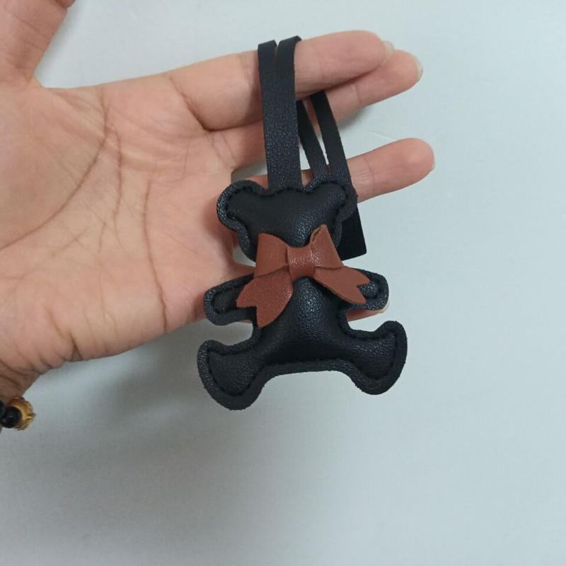 Cartoon PU Tier Schlüsselanhänger Niedliche Bär Schlüsselanhänger Für Frauen Schlüsselanhänger Rucksack Anhänger Ornamente Mädchen Geschenk