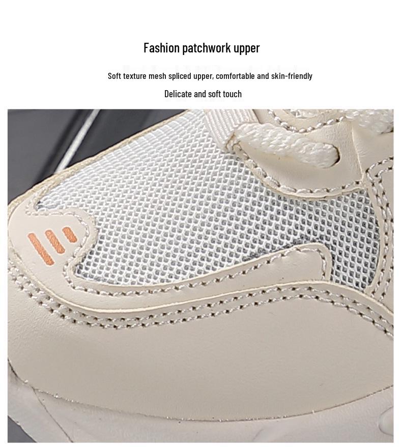 Women's 2025 Fashionable Versatile Running Shoes - Thick Sole Casual Sports Sneakers for Spring/Autumn