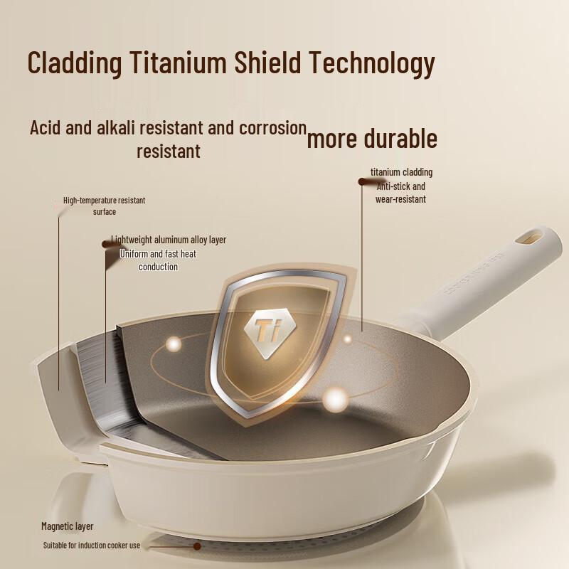 

Chui Da Huang Titanium Shield Non-stick Frying Pan