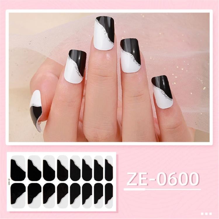Self-Adhesive Nails Art Sticker Nail Polish Strips Waterproof Gels Nail Strips