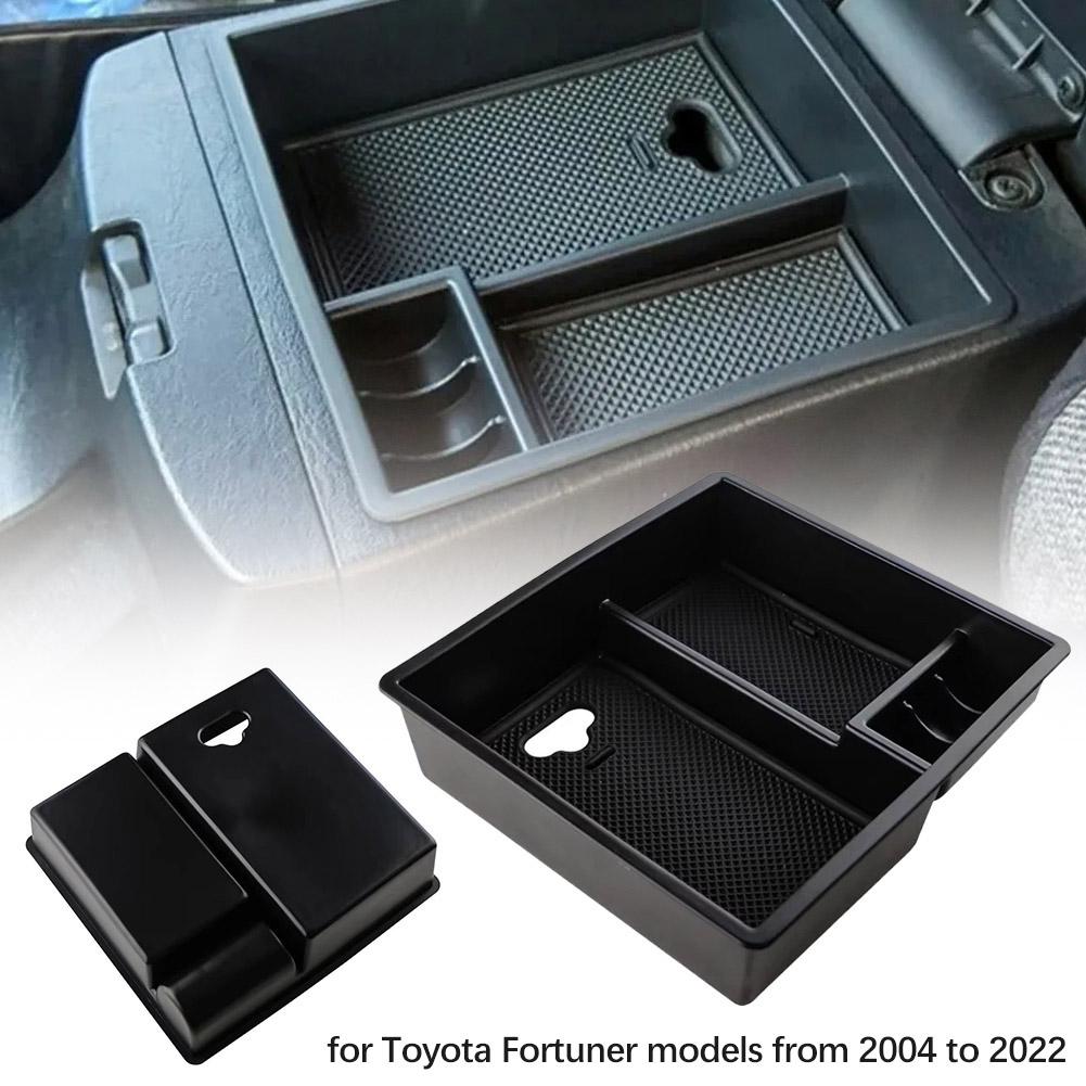 For Toyota Hilux 2004- – Center Armrest Storage Box, Interior Console Organizer Tray Car Accessories