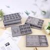 Ulele 14 Pack Jewelry Trays Organizer Velvet Stackable Jewellery Drawer Organiser Tray Insert Divided Storage Box Display Tray,R