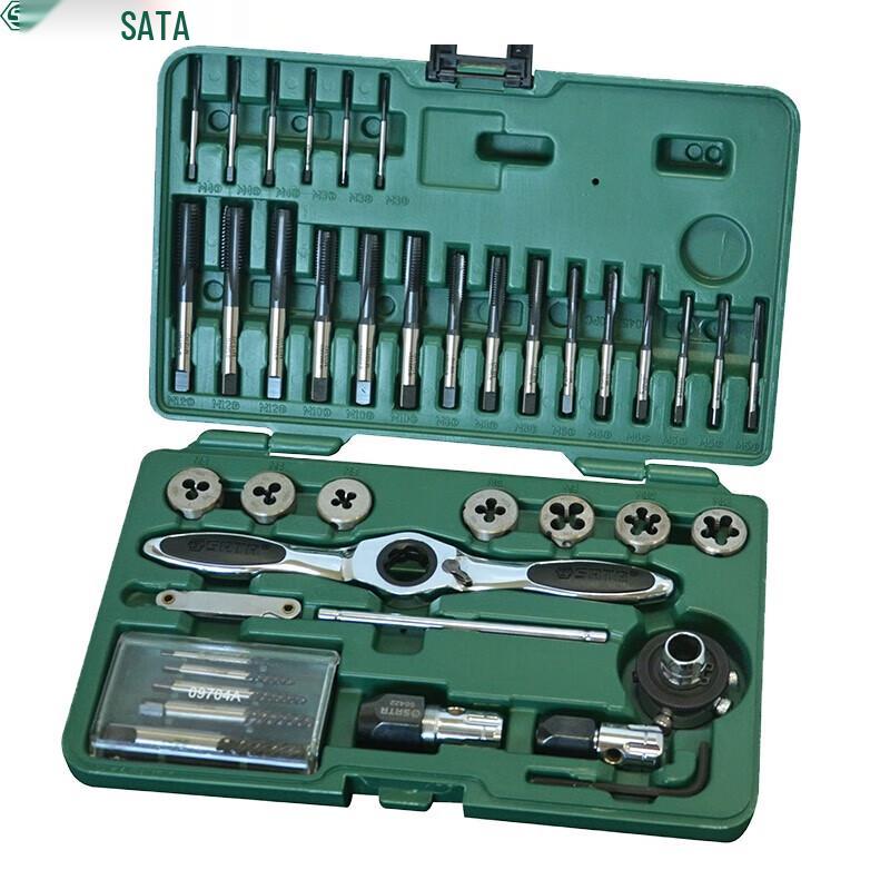 SATA 40-Piece High-Speed Steel Tap and Die Set