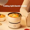 Mini Portable Electric Cooker 1.2L Multi-Function All-In-One Can Cook Dishes Cooking Travel Pot Office Mini Rice Non-Stick Pan