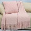 130x230cm Blankets Sofa Throw Blanket with Tassels Knitted Thread Blanket for Sofa Winter Warm Nordic Soft Towel Bed Tapestry