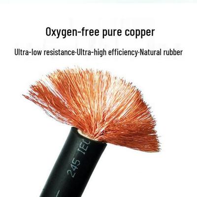 Electric Welding Machine Cable with Electrode Holder: Pure Copper Wire - National Standard, Available In 16, 25, 35, 50 Sq Mm