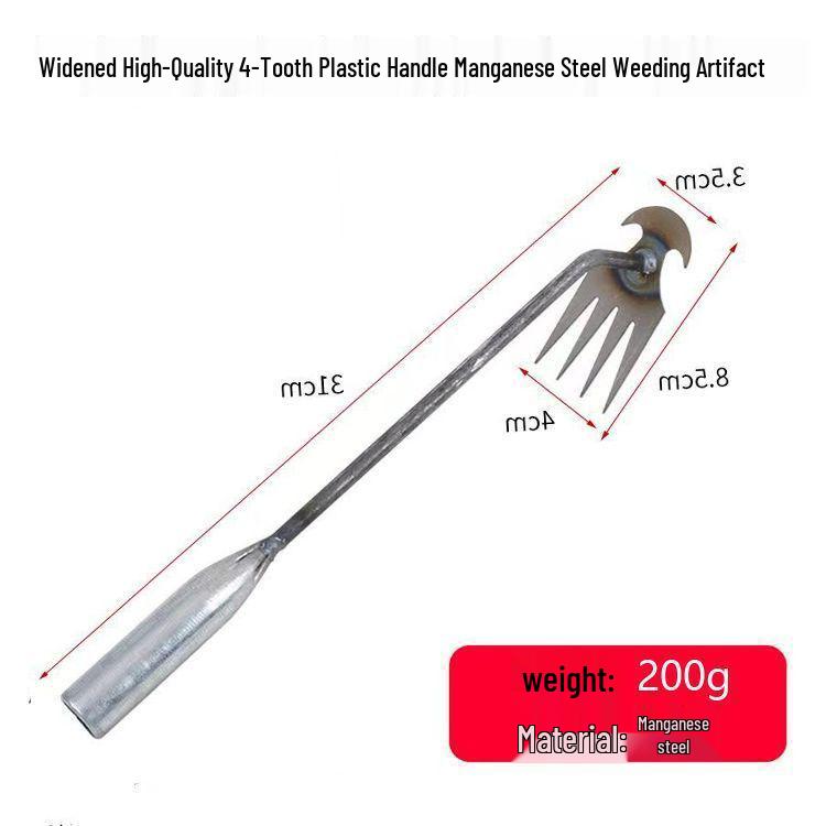 Manganese Steel Handheld Gardening Tool for Root Removal and Soil Loosening