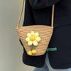 This Year's New Products Are Cute, Small, Fresh and Sweet, Versatile Buckets, Small Bags, Mori Flowers, Niche Versatile Messenger Bags, Women