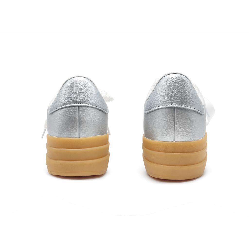adidas VL Court Bold Silver Lurex Secret Slip Resistant Waterproof Abrasion Resistant Low Top Skateboard Shoes Women's IH3083(Team2480-)