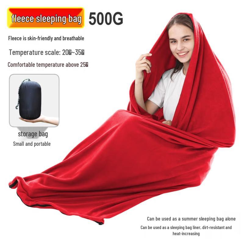 Baichengdao Outdoor Adult Fleece Sleeping Bag