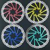 Ultralight 160/180/203mm Bisiklet Hidrolik Disk Fren Rotoru Dağ Yol Yarışı MTB Bisiklet Fren Diski 6 Cıvata ile
