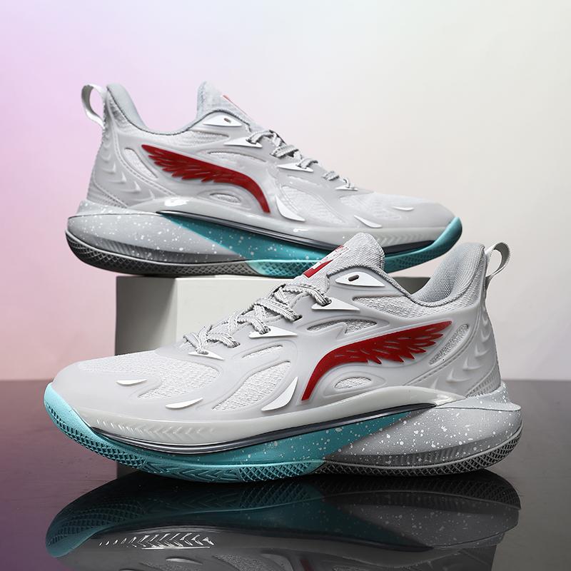 Flash cushioning white basketball shoes student sharp blade actual combat high school entrance examination breathable sports shoes