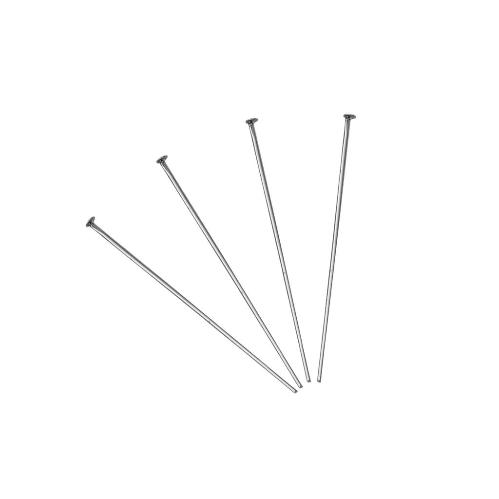 50/100Pcs Stainless Steel T-Shape Needle Charm Accessories For DIY Necklace Bracelet Jewelry Making