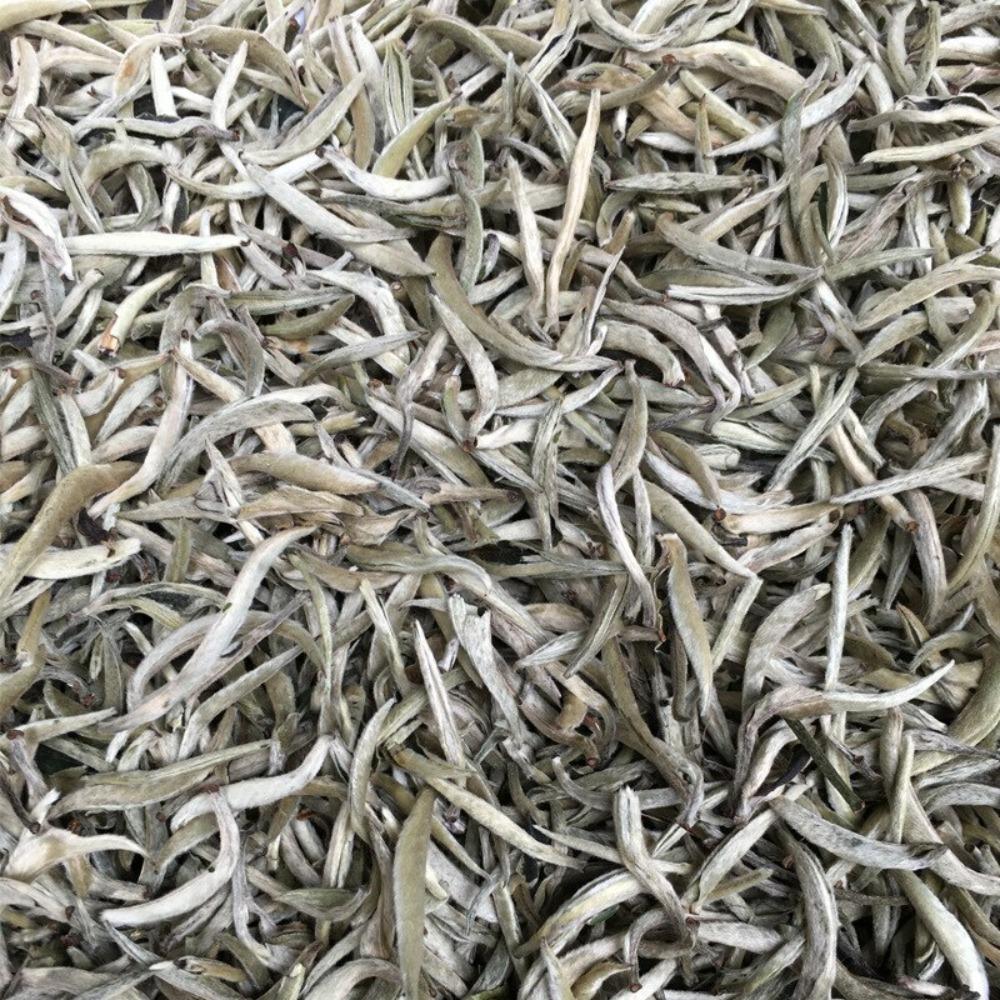 Pure White Silver Needle Tea Organic Loose Leaf Premium Baihao Yinzhen 250g Natural