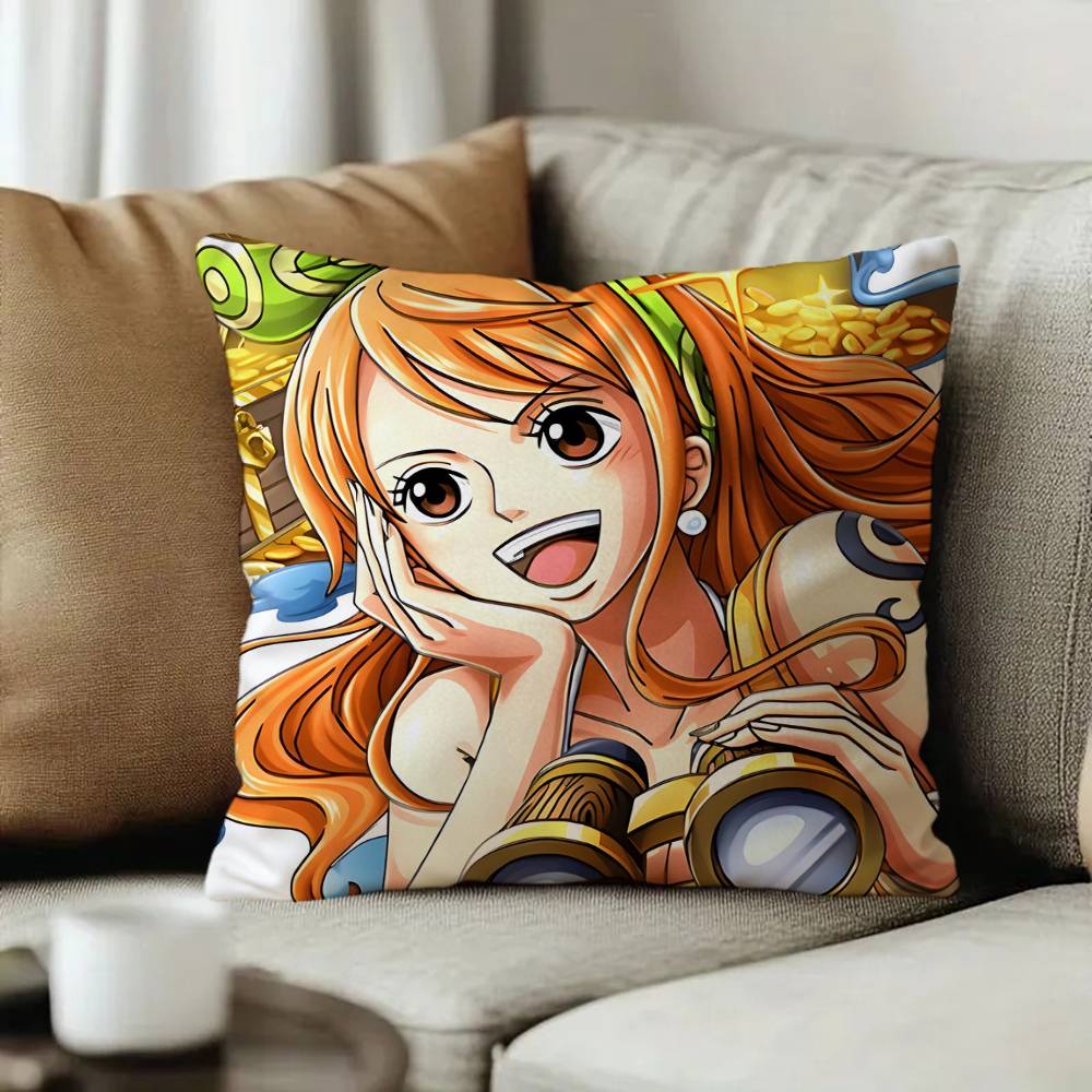 O-ONE-P-PIECE Nami Maple Design Cushion Cover Happy Autumn Harvest decor Holiday Decorati Pillow Cover