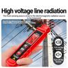 3 in 1 Digital Display Electromagnetic Radiation Detector Measure Electric Magnetic Temperature with Sound Light Alarms