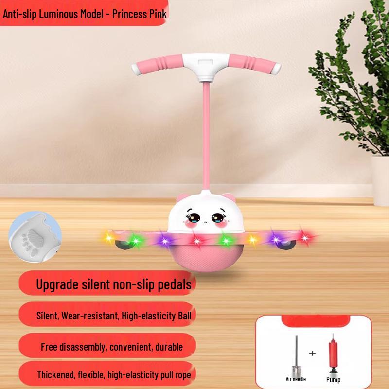 TLXT Kids  Pink Panda Light-Up Bouncing Ball