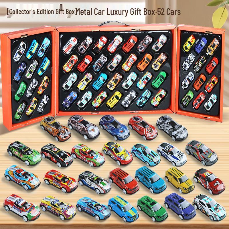 28 Pull-back Small Car Gift Box - Racing Car Model Toy for Boys, Children's Day & Birthday Gift