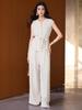 Women's High-End Linen Vest Suit: 2026 Cross-Border Casual Waistcoat Set