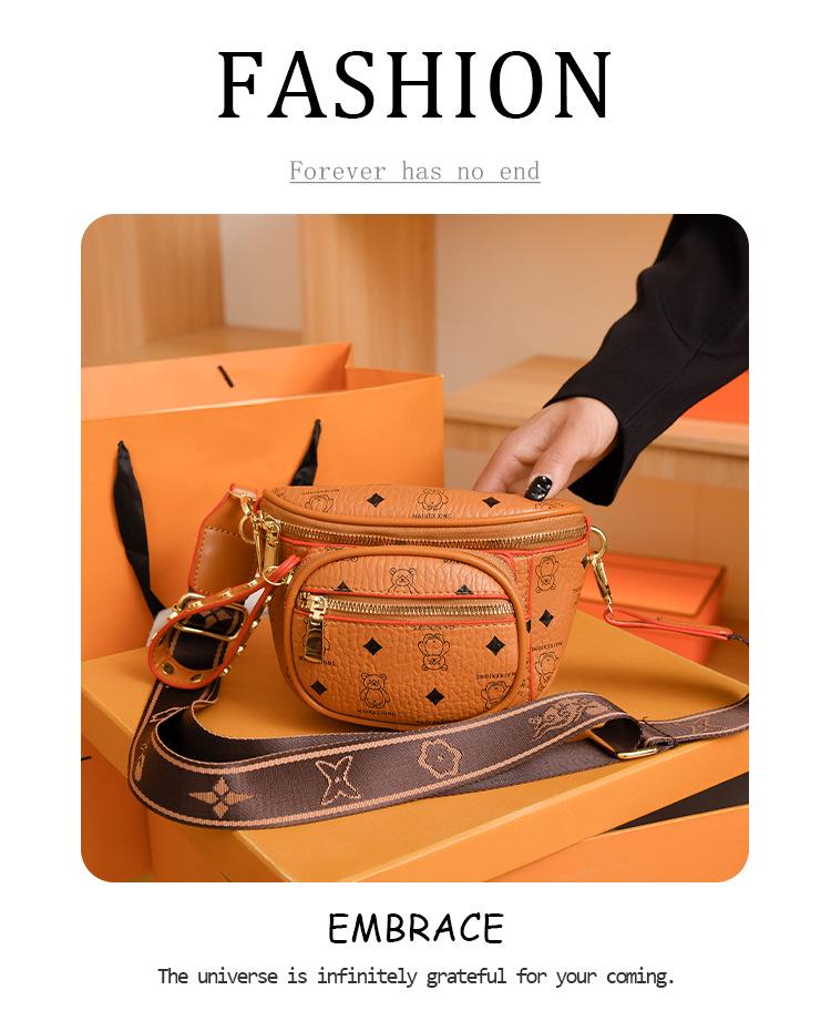 Trendy Retro Floral Crossbody Shoulder Bag for Women