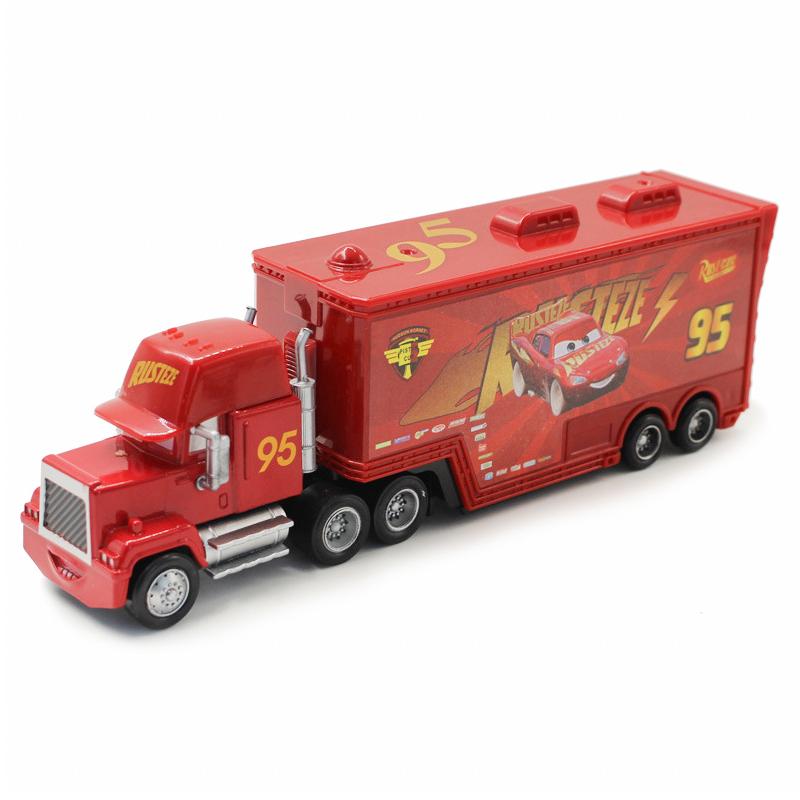 Pixar Cars Truck Model Car Anime Figure Mack Semi-Hauler Rust-eze Racing Toys Children's Birthday Gifts